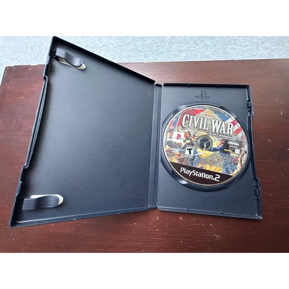 The History Channel Civil War Secret Missions PS2 Activision PlayStation 2 Game